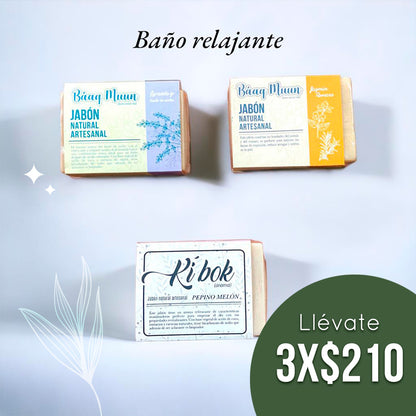 Paquete jabones por tipo de piel y rutina