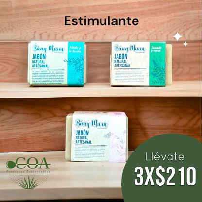 Paquete jabones por tipo de piel y rutina