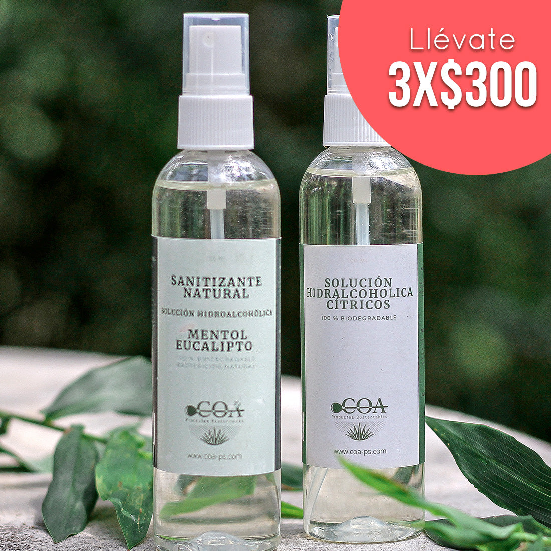 Sanitizante natural / Solución hidroalcohólica