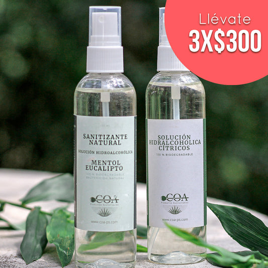Sanitizante natural / Solución hidroalcohólica