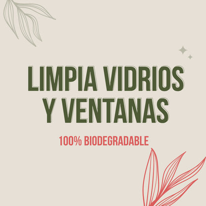 Limpia Vidrios y Ventanas ecológico