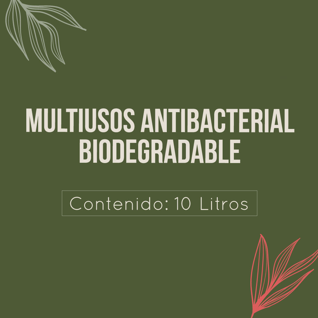 Multiusos Antibacterial Biodegradable